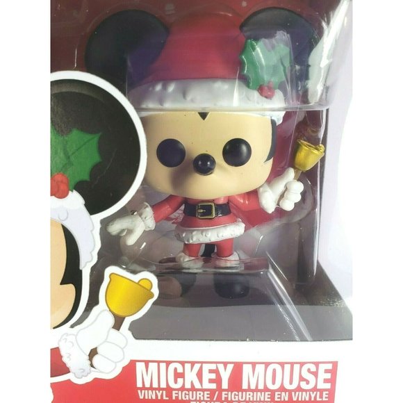 Funko 612 Santa MICKEY MOUSE Ringing Christmas Bell Disney 2019 NEW Unopened